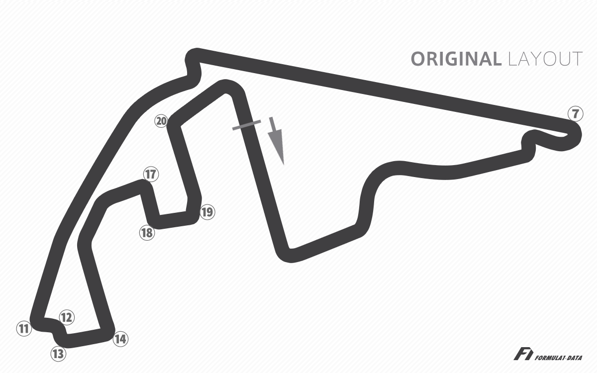 F1アブダビGPの舞台ヤス・マリーナ・サーキットの新旧コースレイアウト