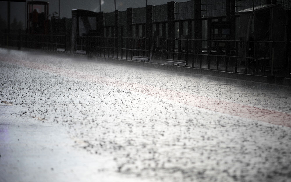 雨に濡れるスパ・フランコルシャン、2019-2020FIA世界耐久選手権（WEC）スパ6時間レースにて