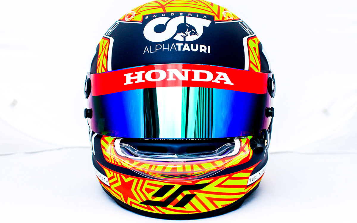 故アントワーヌ・ユベールを偲ぶ角田裕毅の2021年F1ベルギーGP仕様のスペシャルヘルメット (6)