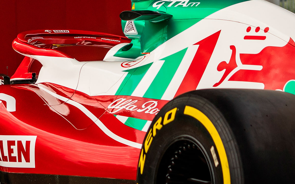 モンツァ・サーキットで開催される2021年F1イタリアGPに投入されるスペシャルリバリーのアルファロメオC41jpg (1)