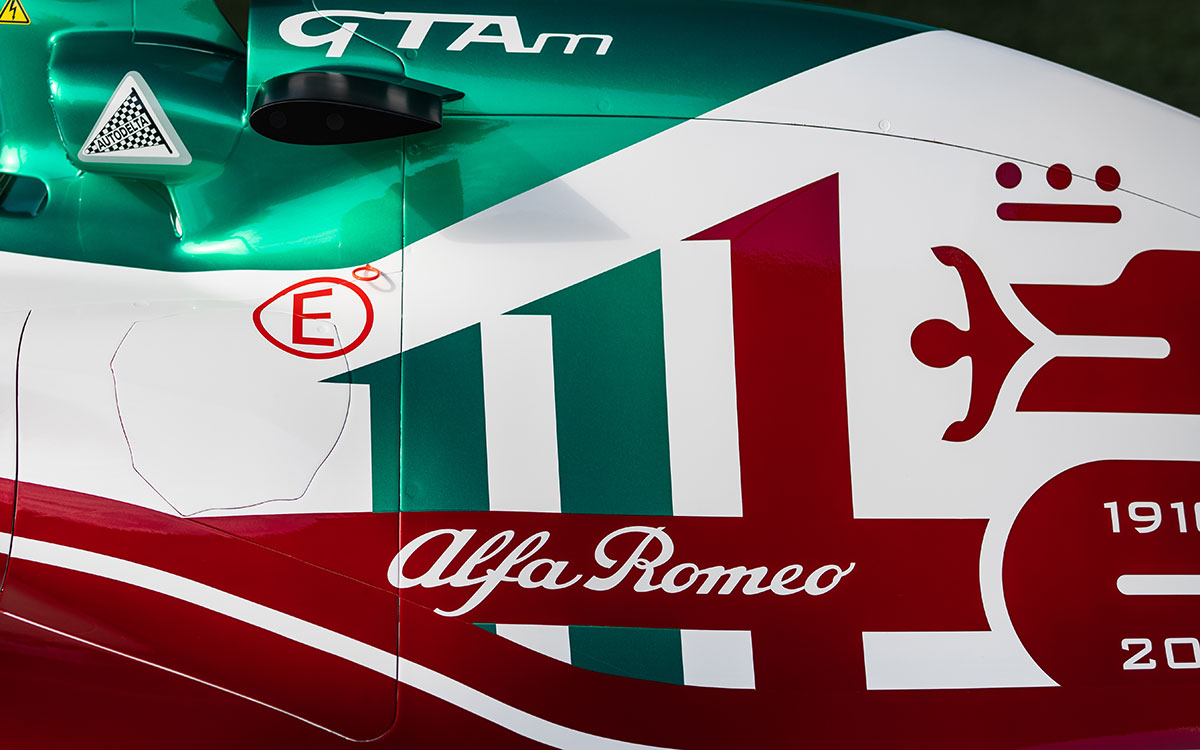 モンツァ・サーキットで開催される2021年F1イタリアGPに投入されるスペシャルリバリーのアルファロメオC41jpg (3)