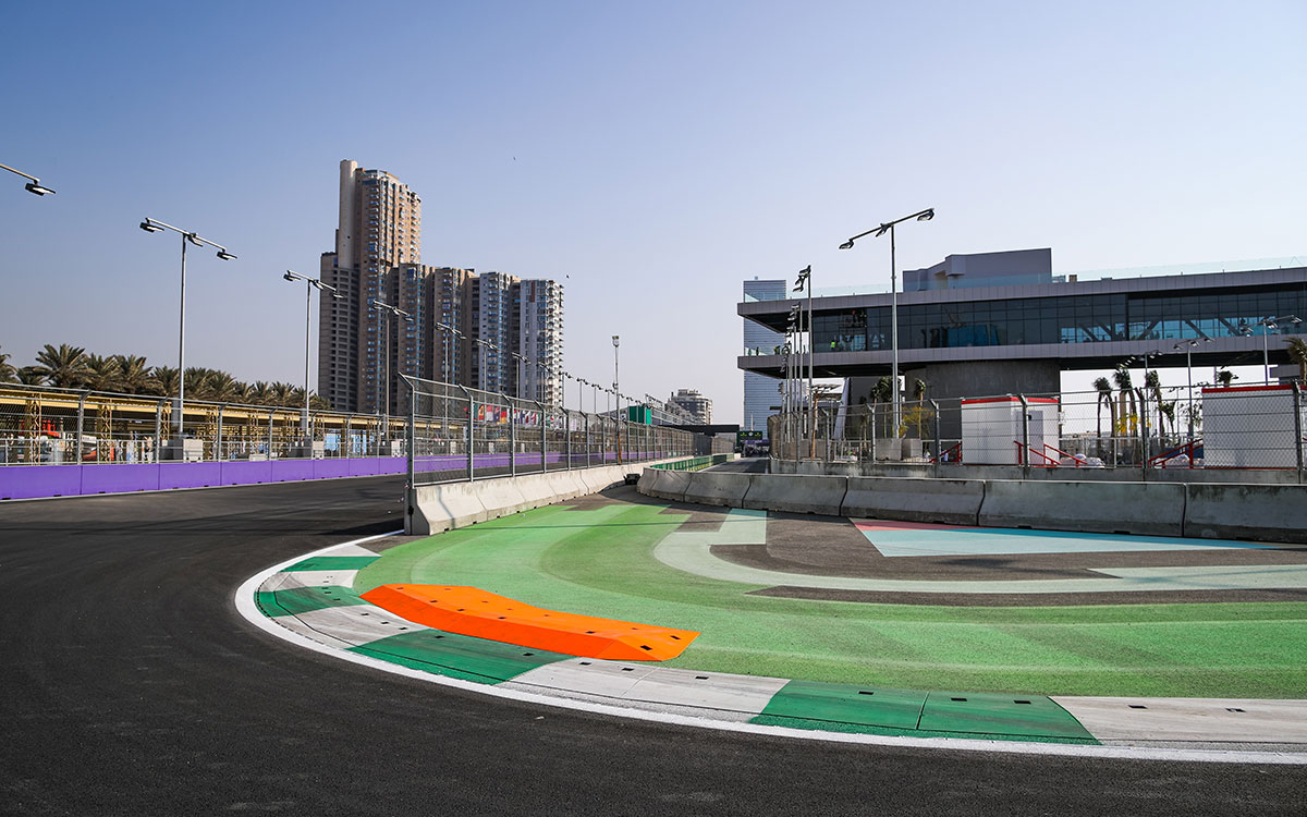 F1サウジアラビアGPの舞台ジェッダ市街地コースの風景、2021年12月2日 (20)