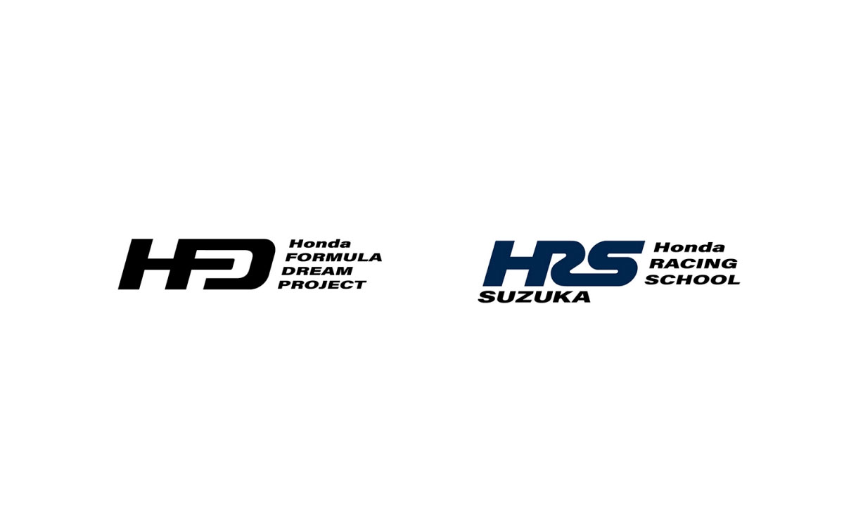 ホンダ・レーシングスクール（HRS）とホンダ・フォーミュラ・ドリーム・プロジェクト（HFDP）のロゴ