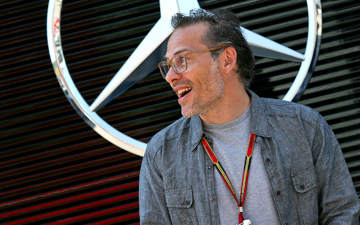 ジャック・ビルヌーブ、2014年6月22日にレッドブルリンクで開催されたF1オーストリアGPにて