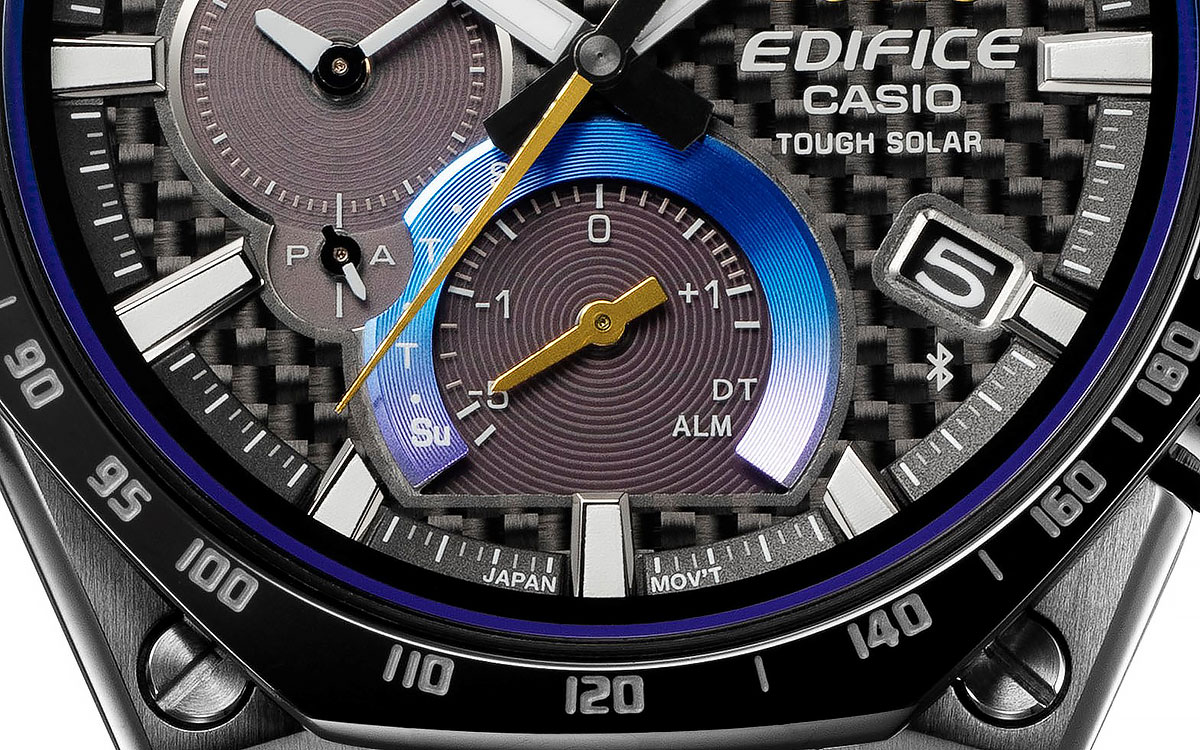 カシオとTOM'Sの新作コラボ腕時計第3弾「EQB-1100TMS」チタン焼色風 