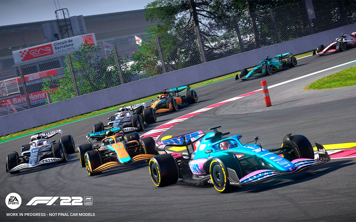 F1公式ゲームの最新作「F1 22」の開発中レンダリングイメージ (1)