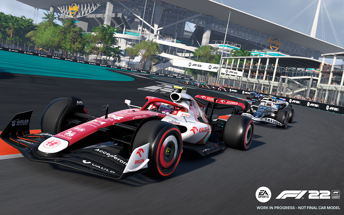 F1公式ゲーム「F1 22」に収録されるマイアミGPの舞台マイアミ・インターナショナル・オートドローム (3)