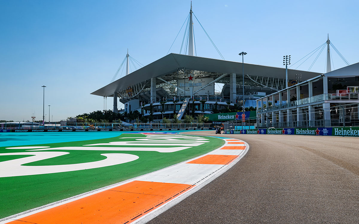 F1マイアミGPの舞台、マイアミ・インターナショナル・オートドローム、2022年5月5日 (1)