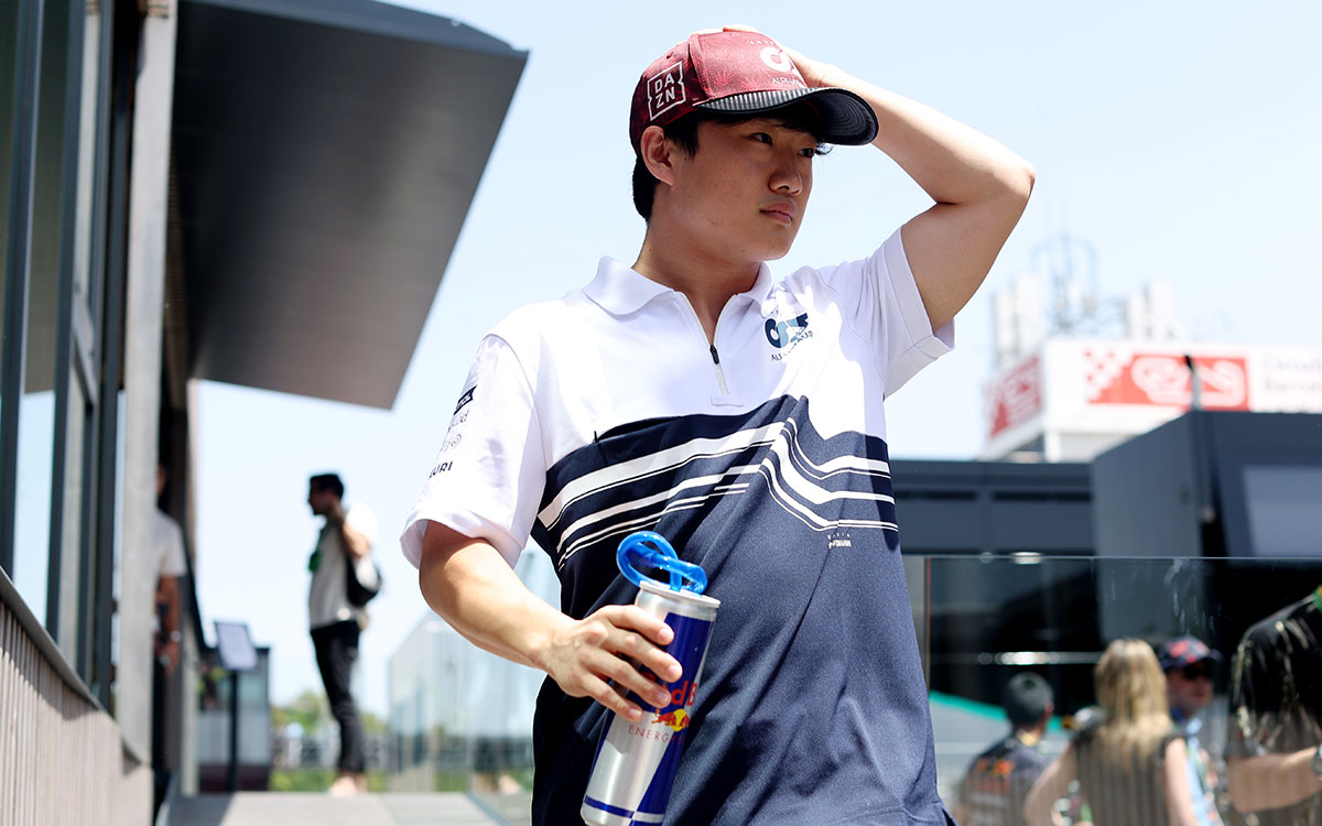 決勝レースを控えた角田裕毅（アルファタウリ）、2022年5月22日F1スペインGP