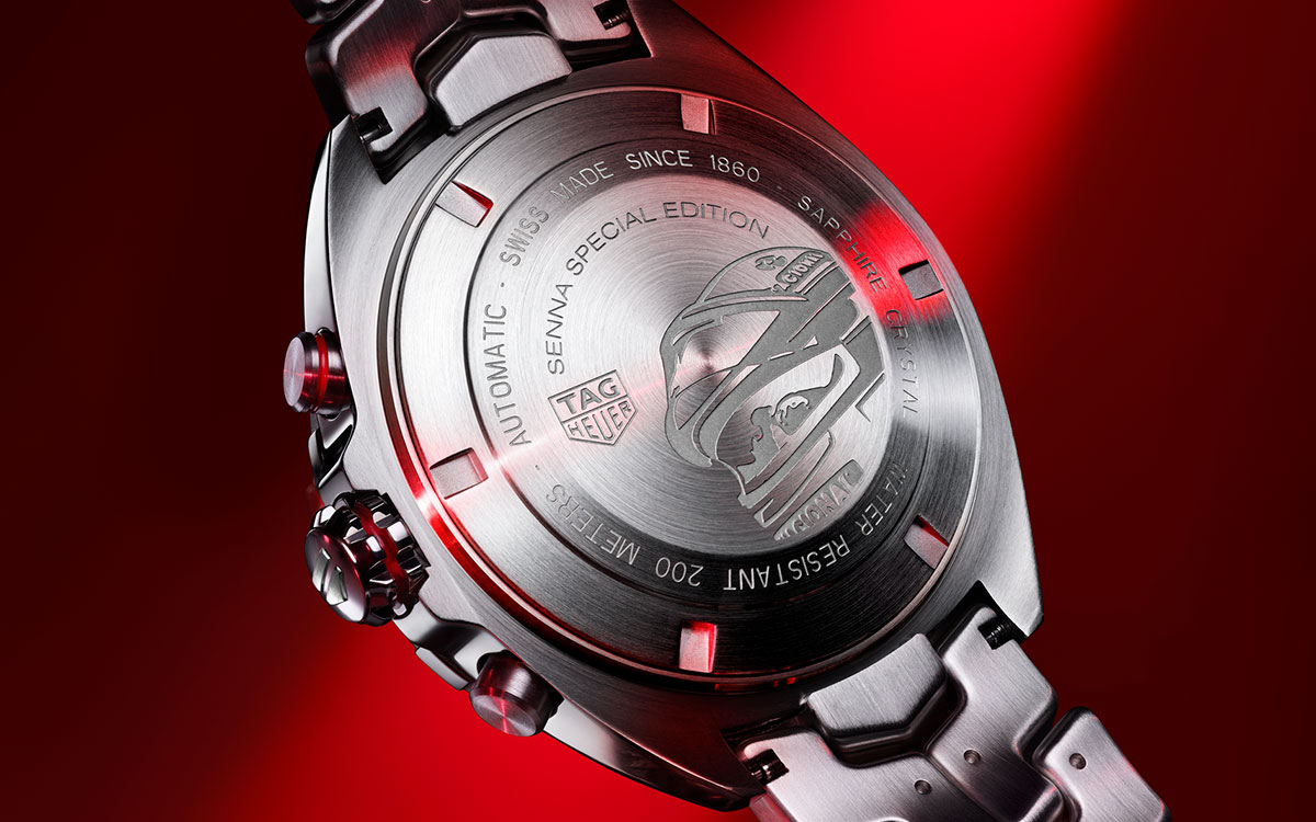 スイスの高級時計ブランド「タグ・ホイヤー」が故アイルトン・セナに敬意を表した新作「フォーミュラ1・キャリバー16・クロノグラフ・アイルトン・セナ・スペシャルエディション」 (2)