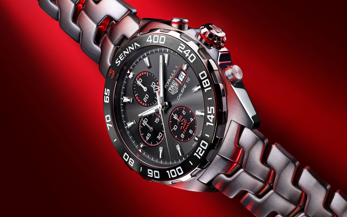 スイスの高級時計ブランド「タグ・ホイヤー」が故アイルトン・セナに敬意を表した新作「フォーミュラ1・キャリバー16・クロノグラフ・アイルトン・セナ・スペシャルエディション」 (6)