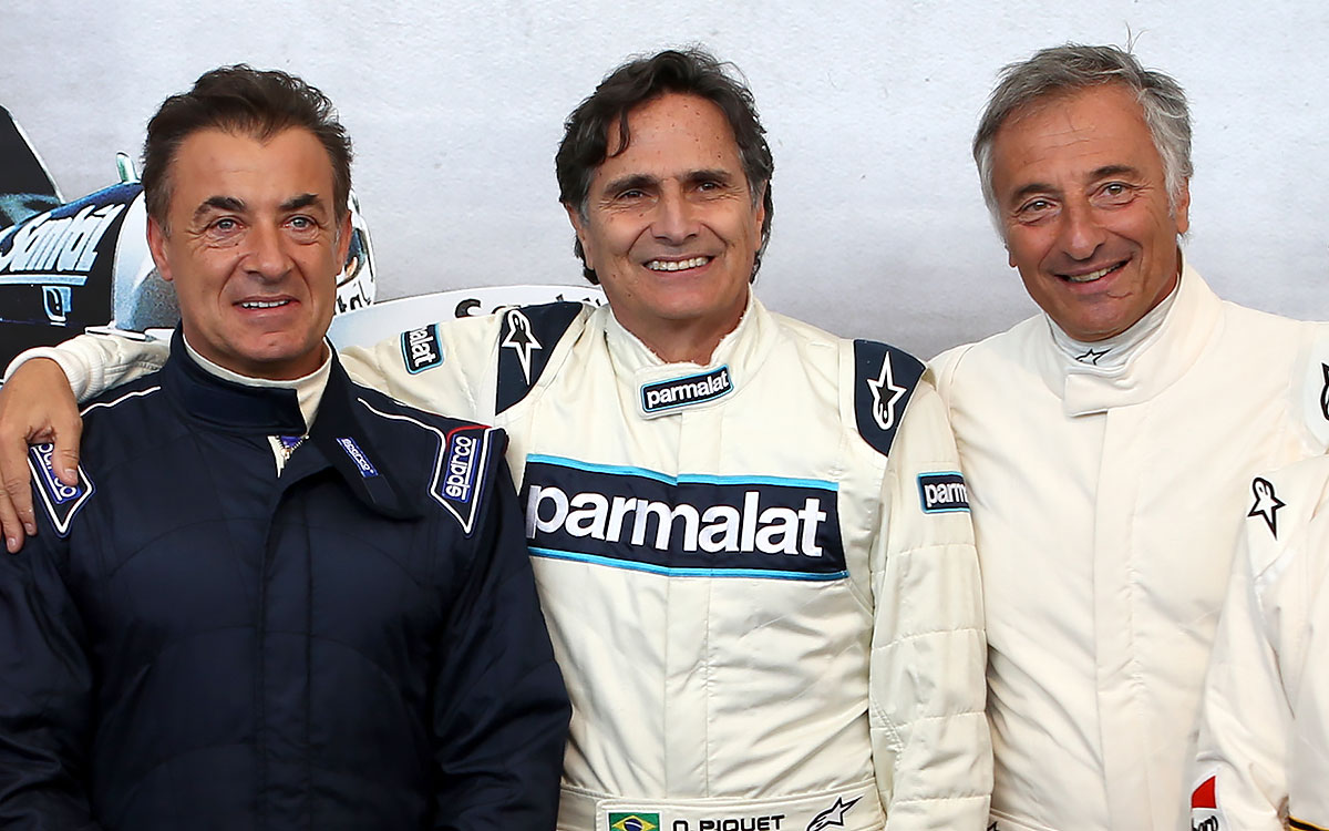 ジャン・アレジ、ネルソン・ピケ、リカルド・パトレーゼ、2015年6月20日F1オーストリアGP