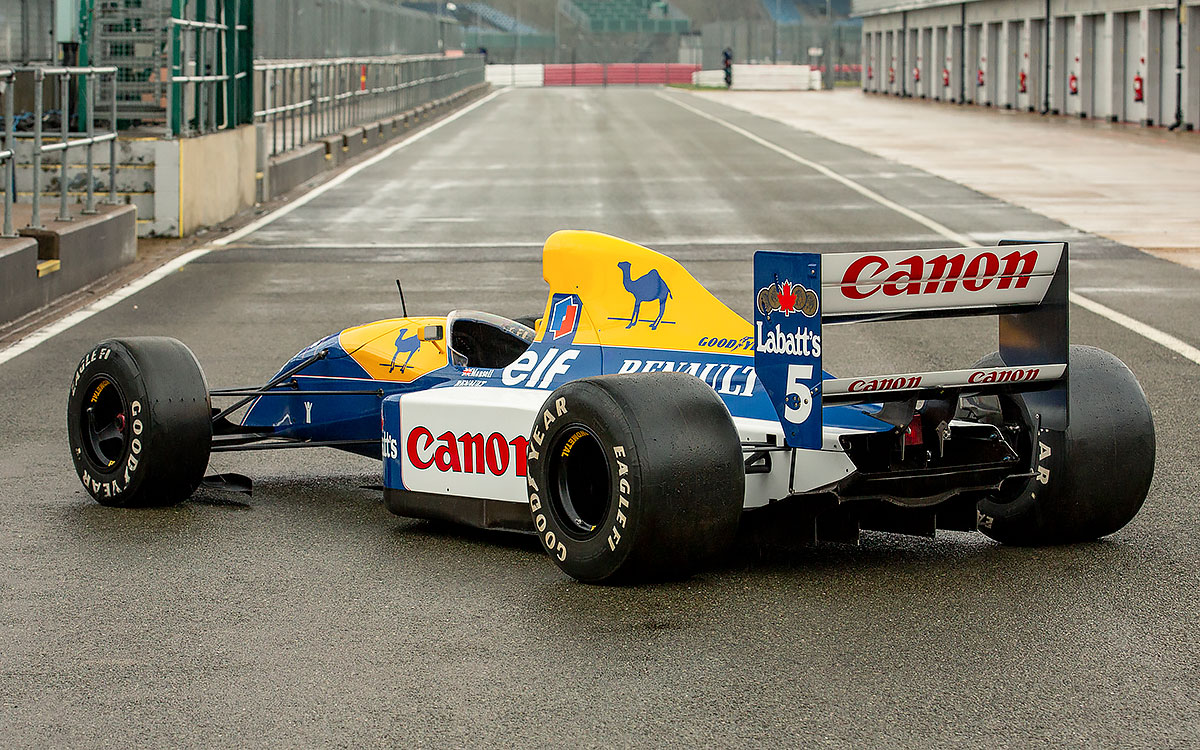 ナイジェル・マンセルがドライブ、所有していた199年のウィリアムズF1マシン「FW14」 (4)