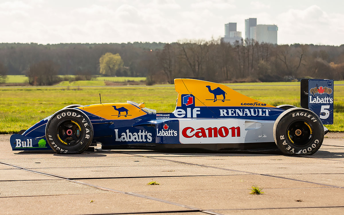 ナイジェル・マンセルがドライブ、所有していた199年のウィリアムズF1マシン「FW14」 (5)