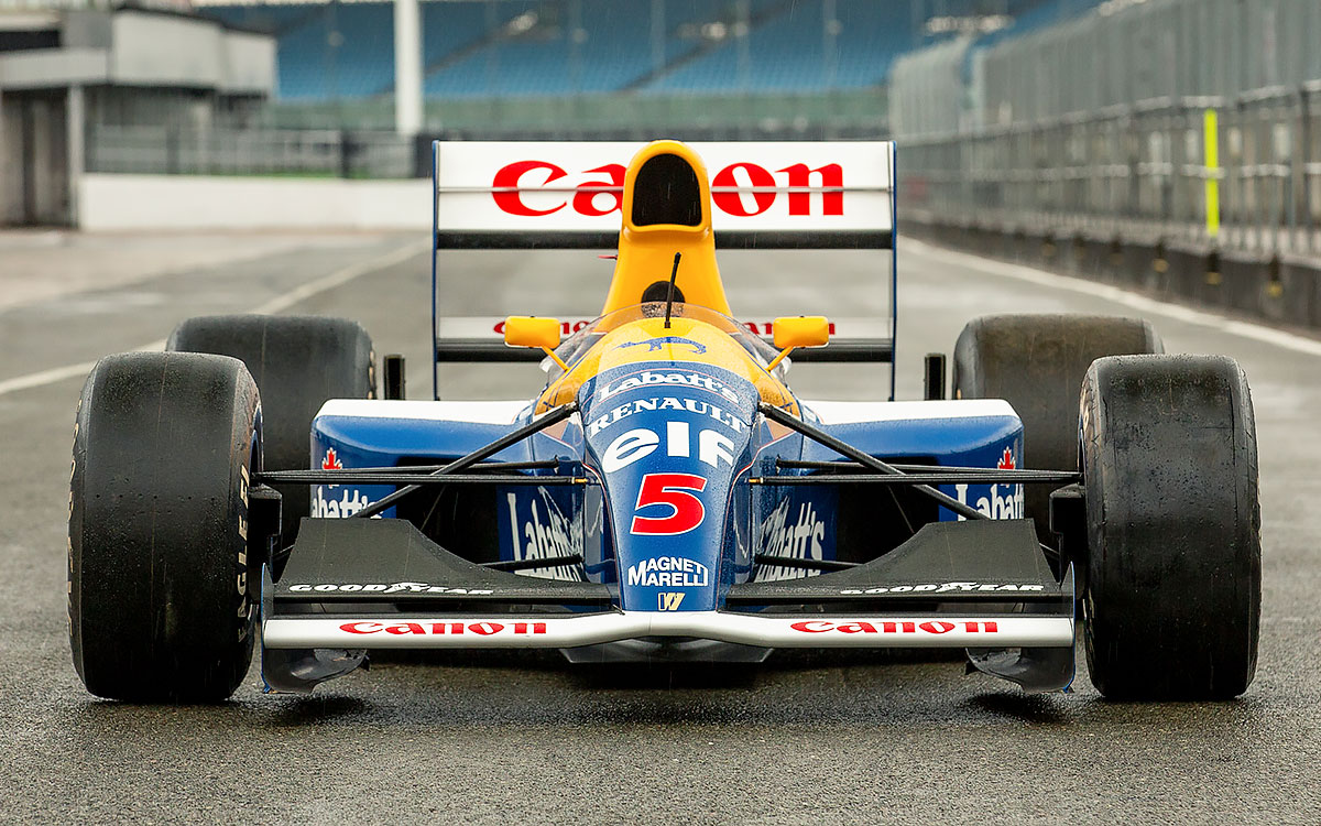 ナイジェル・マンセルがドライブ、所有していた199年のウィリアムズF1マシン「FW14」 (6)