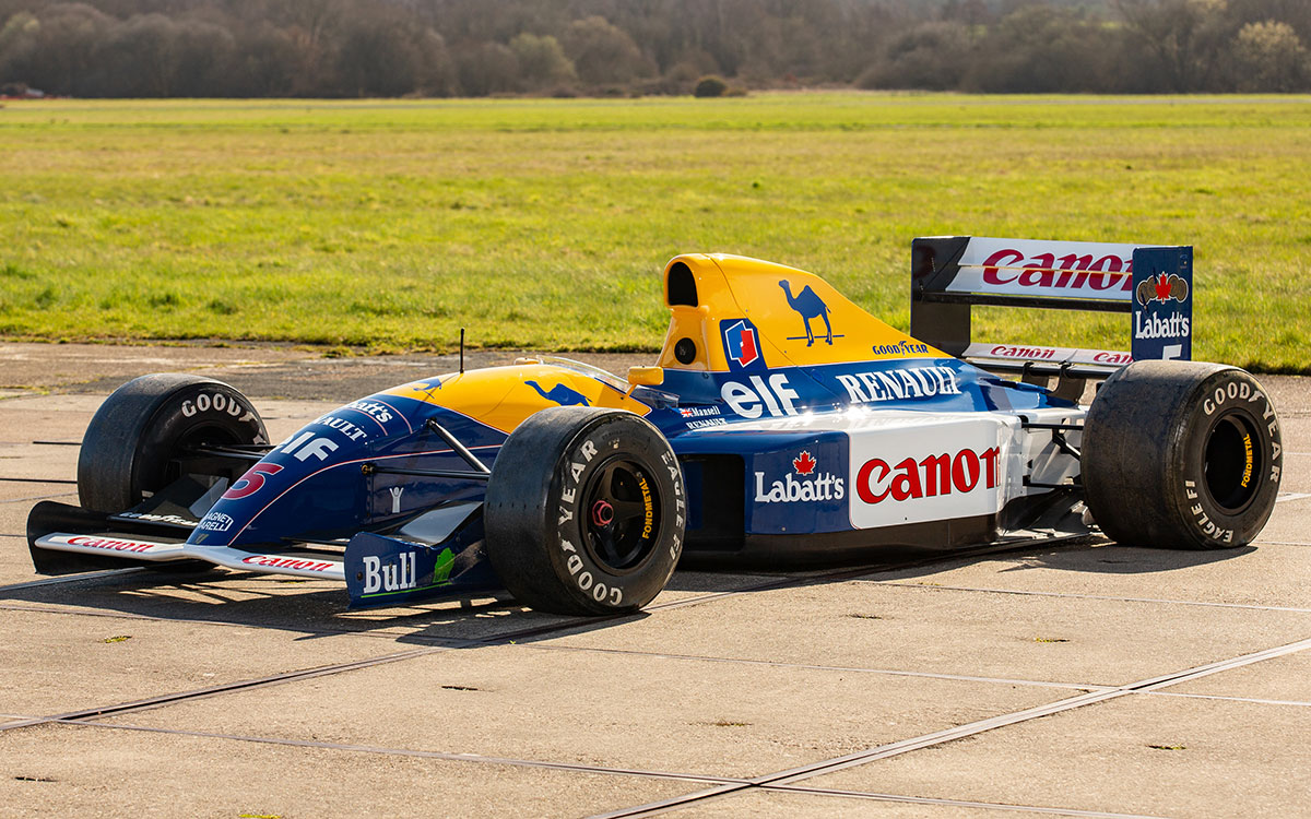 ナイジェル・マンセルがドライブ、所有していた199年のウィリアムズF1マシン「FW14」 (1)