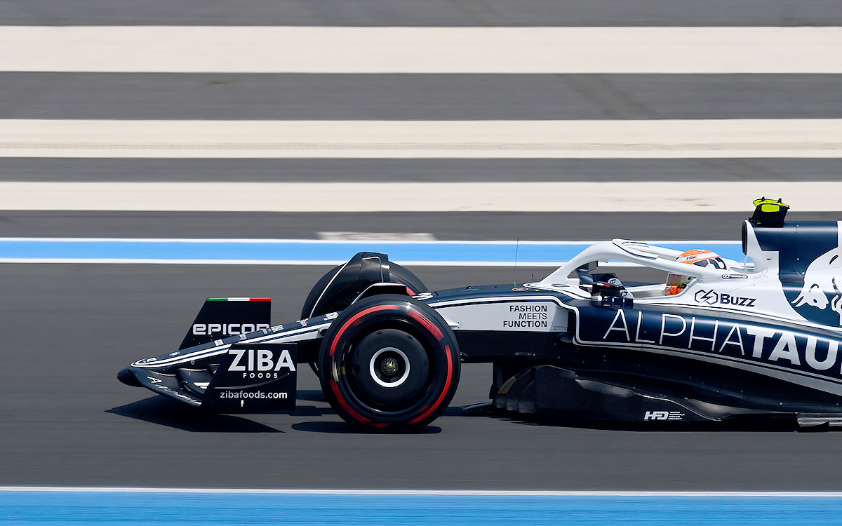 ポール・リカール・サーキットでアルファタウリAT03を駆る角田裕毅、2022年7月23日F1フランスGP予選