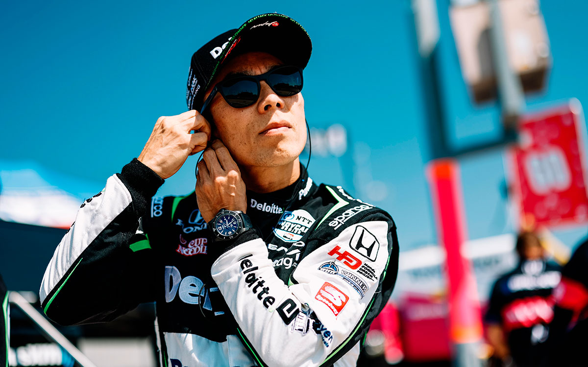デイル・コイン・レーシングの佐藤琢磨、2022年7月23日インディカー・シリーズ第11・12戦アイオワ予選にて