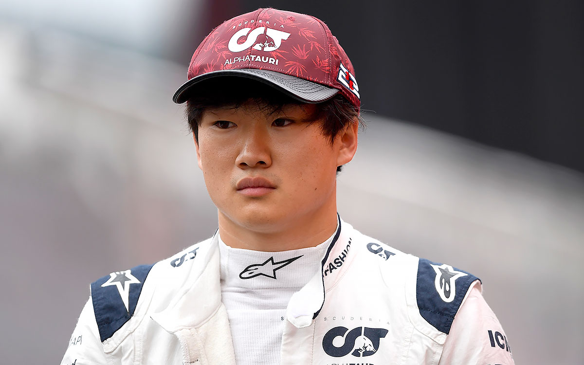 19番手に終わった予選を終えて不満げな顔の角田裕毅（アルファタウリ）、2022年8月27日F1ベルギーGP