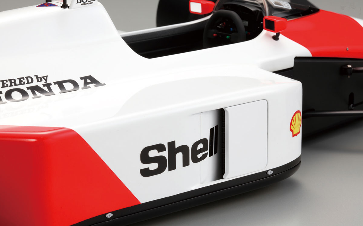 サイドポンツーン、8分の1スケールで組み立てるディアゴスティーニの1988年型F1マシン「マクラーレン・ホンダMP4-4」