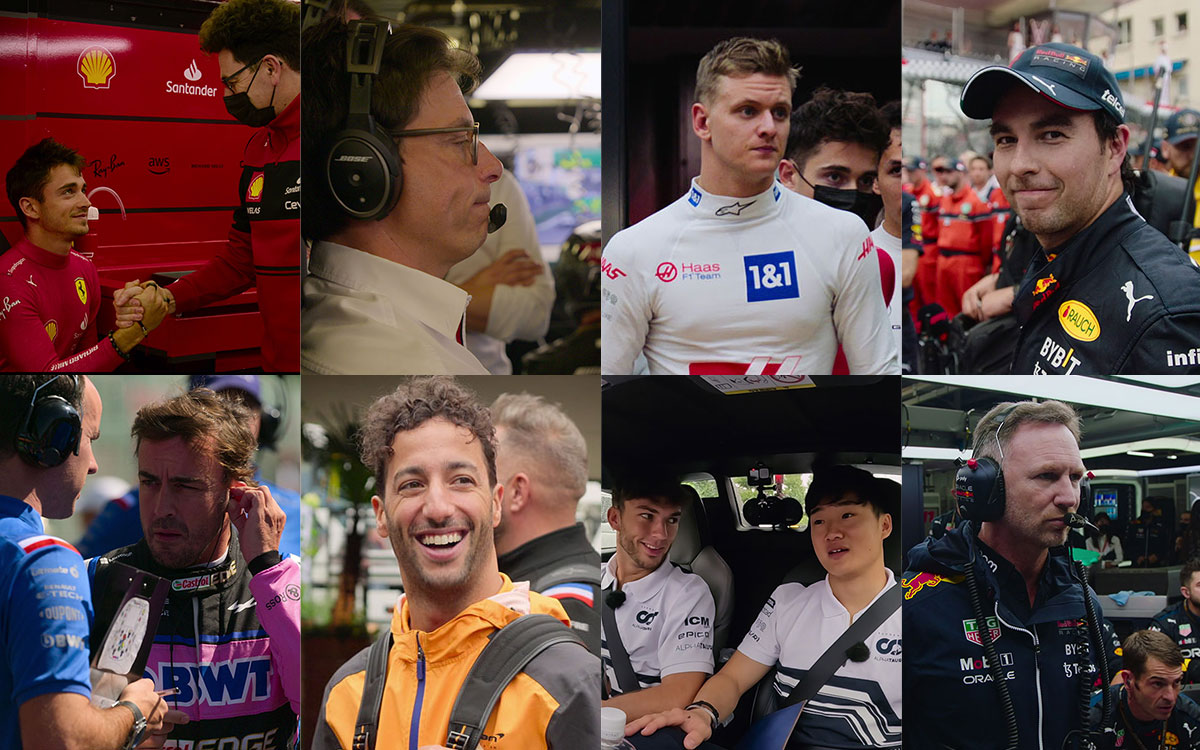NetflixのF1ドキュメンタリー「Drive To Survive」シーズン5の各エピソードの扉画像