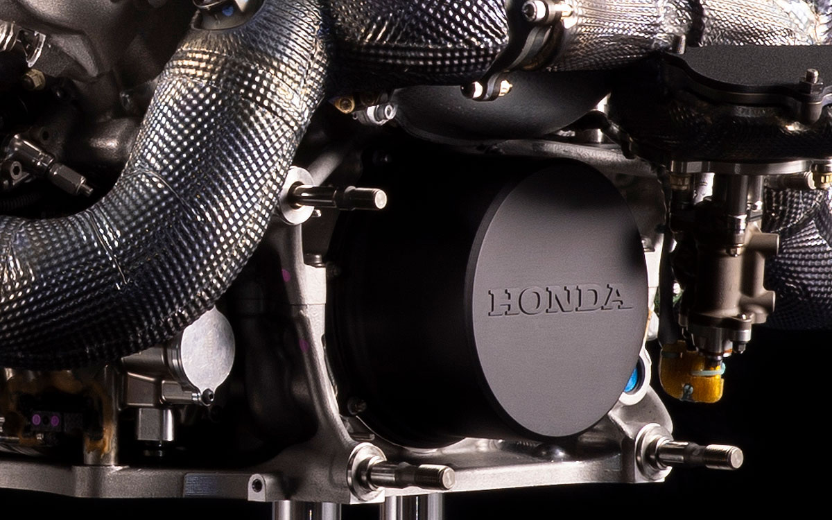 ホンダが2019年のFIA-F1世界選手権に投入したF1パワーユニット「RA619H」の細部