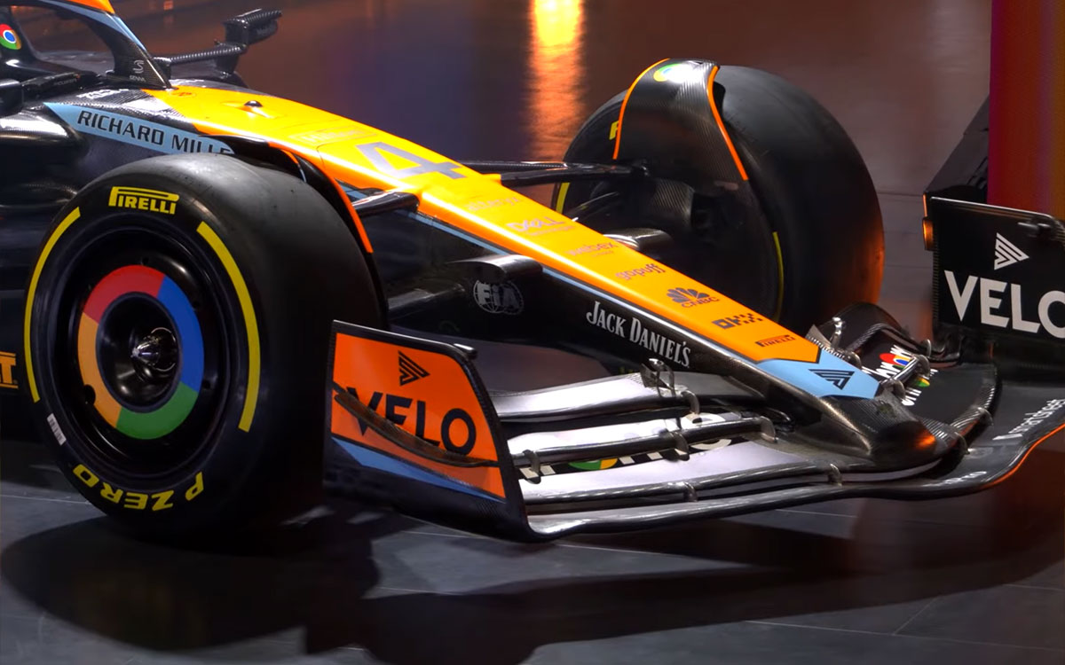 マクラーレン・レーシングの2023年型F1マシン「MCL60」、2023年2月13日 (3)