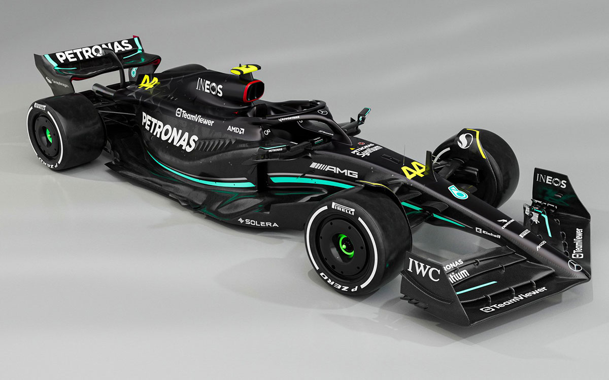 メルセデスの2023年型F1マシン「W14」 (2)