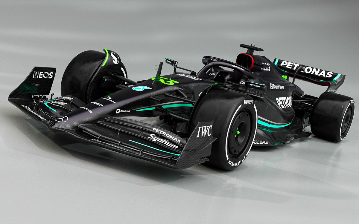 メルセデスの2023年型F1マシン「W14」 (3)