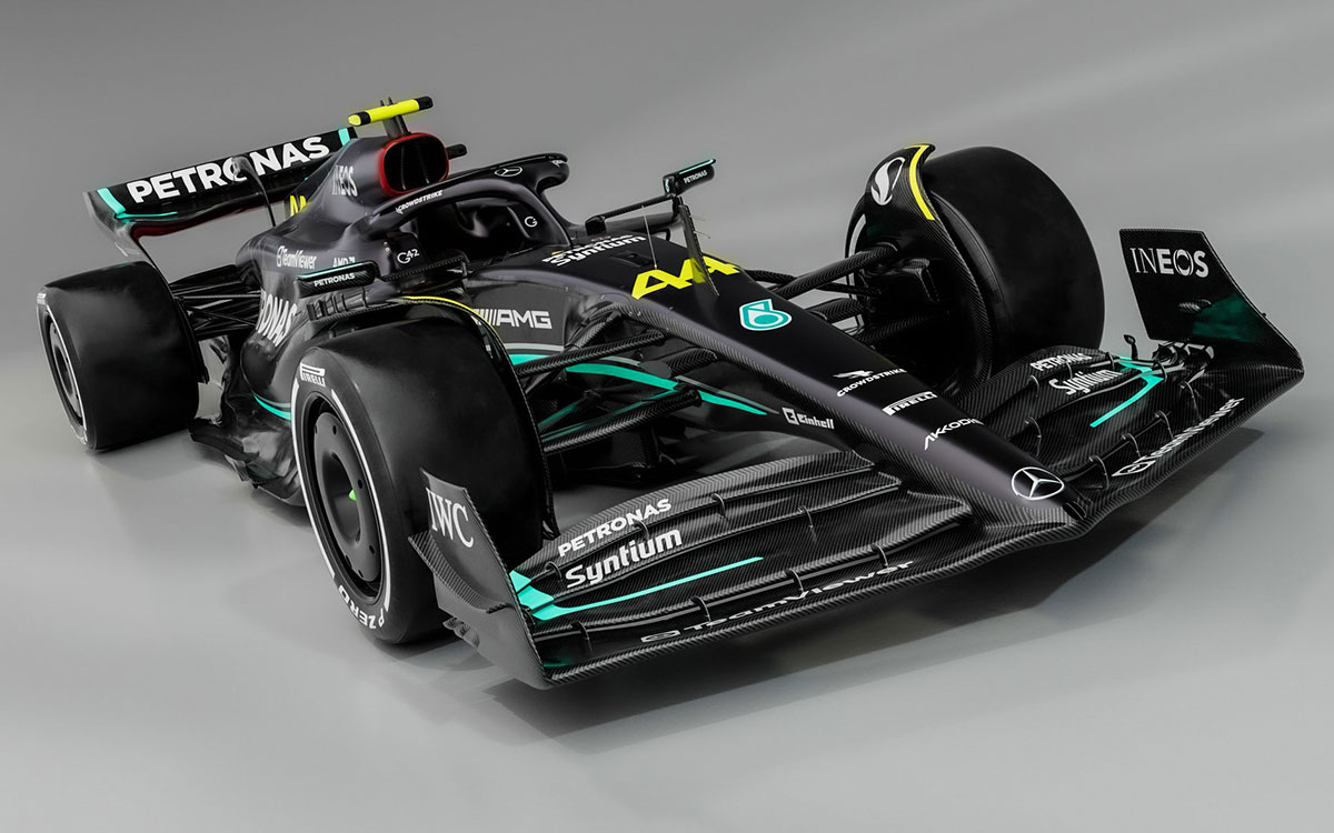 メルセデスの2023年型F1マシン「W14」 (4)