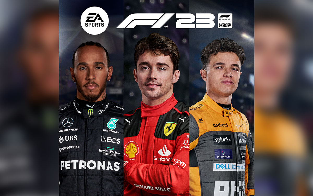 F1公認ゲームの最新作「F1 23」のスタンダード・エディションの表紙