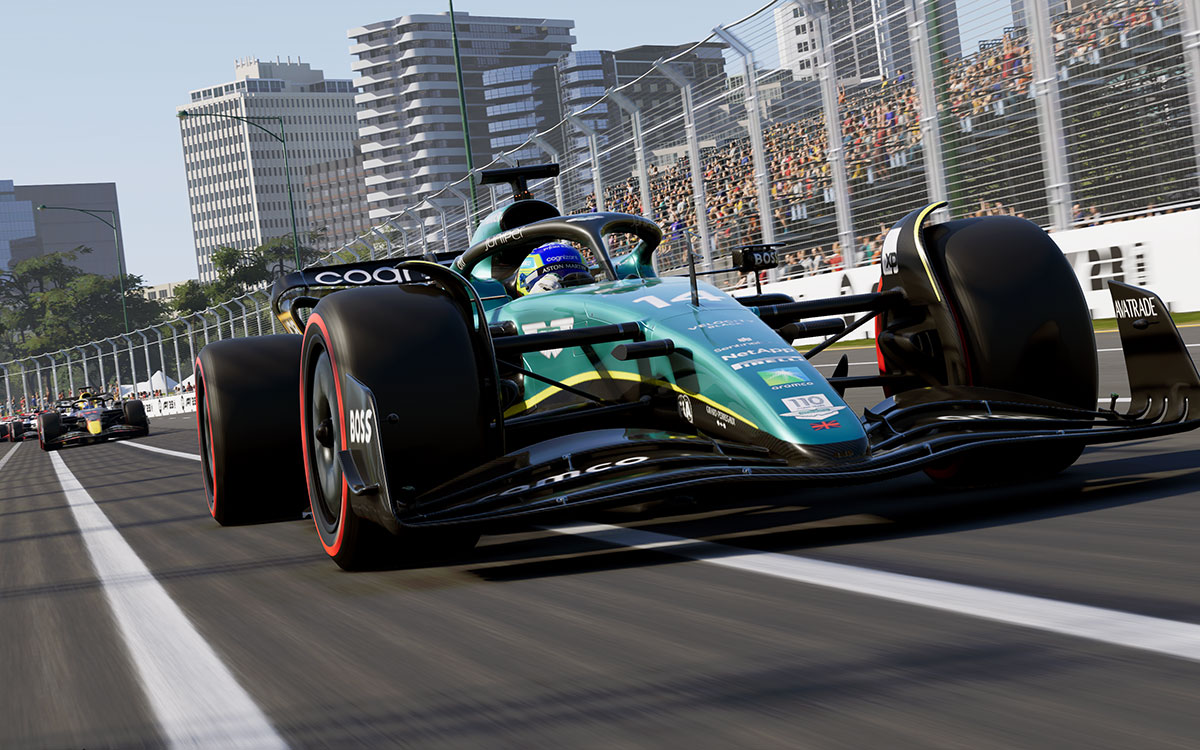 F1公認ゲームの最新作「F1 23」の開発中画面 (1)