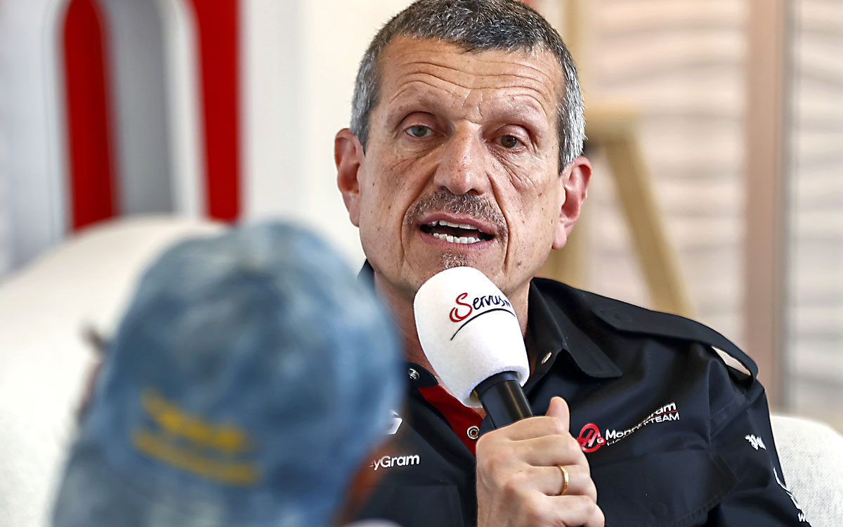 インタビューに答えるハースのギュンター・シュタイナー代表-2023年F1モナコGP決勝