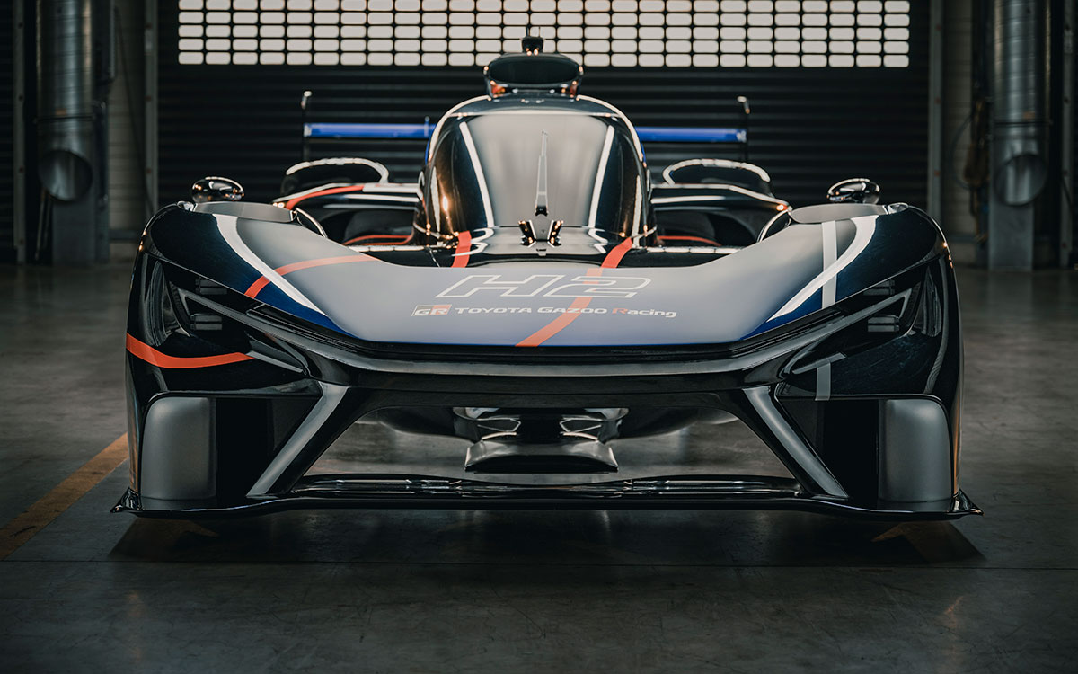 将来的なル・マン24時間レース参戦を見据えたトヨタの水素エンジンコンセプトカー「GR H2 Racing Concept」、2023年6月9日 (6)