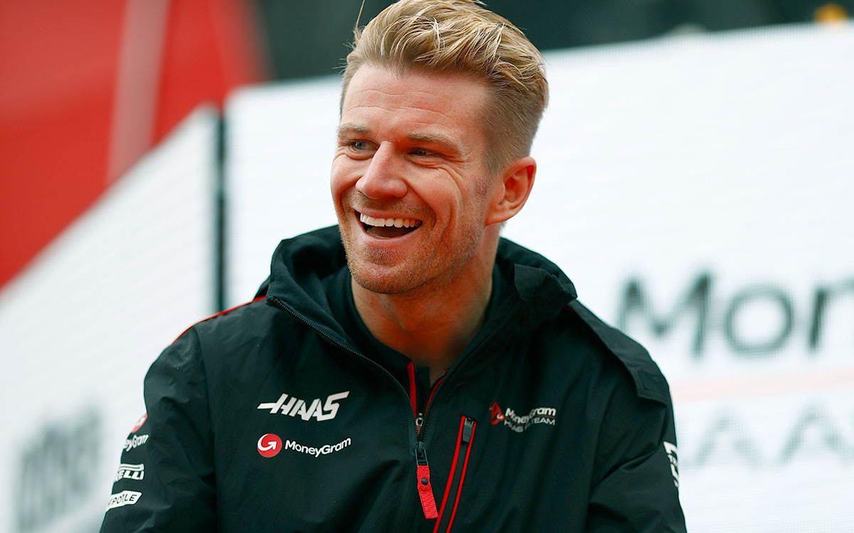 笑顔のニコ・ヒュルケンベルグ（ハース）、2023年7月1日F1オーストリアGPにて