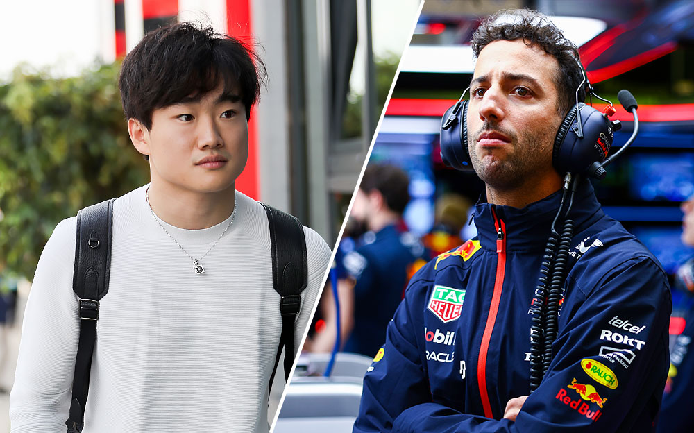 角田裕毅（アルファタウリ）とダニエル・リカルド（レッドブル）、2023年FIA-F1世界選手権