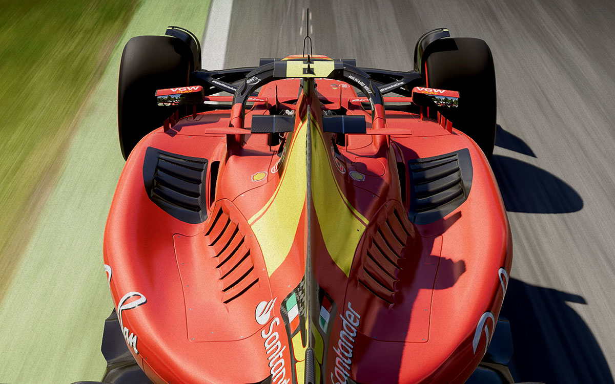 2023年ル・マン24時間レースを制したハイパーカー「499P」を祝う特別カラーが施されたF1イタリアGP仕様のフェラーリ「SF-23」 (4)