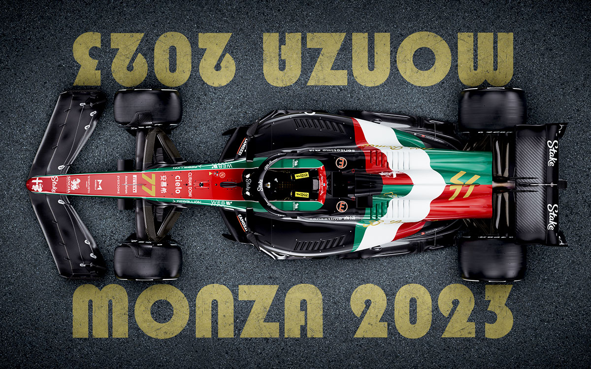 2023年F1イタリアGPでアルファロメオ「C43」に施される新型「33ストラダーレ」の発売を記念した限定スペシャルカラー (2)