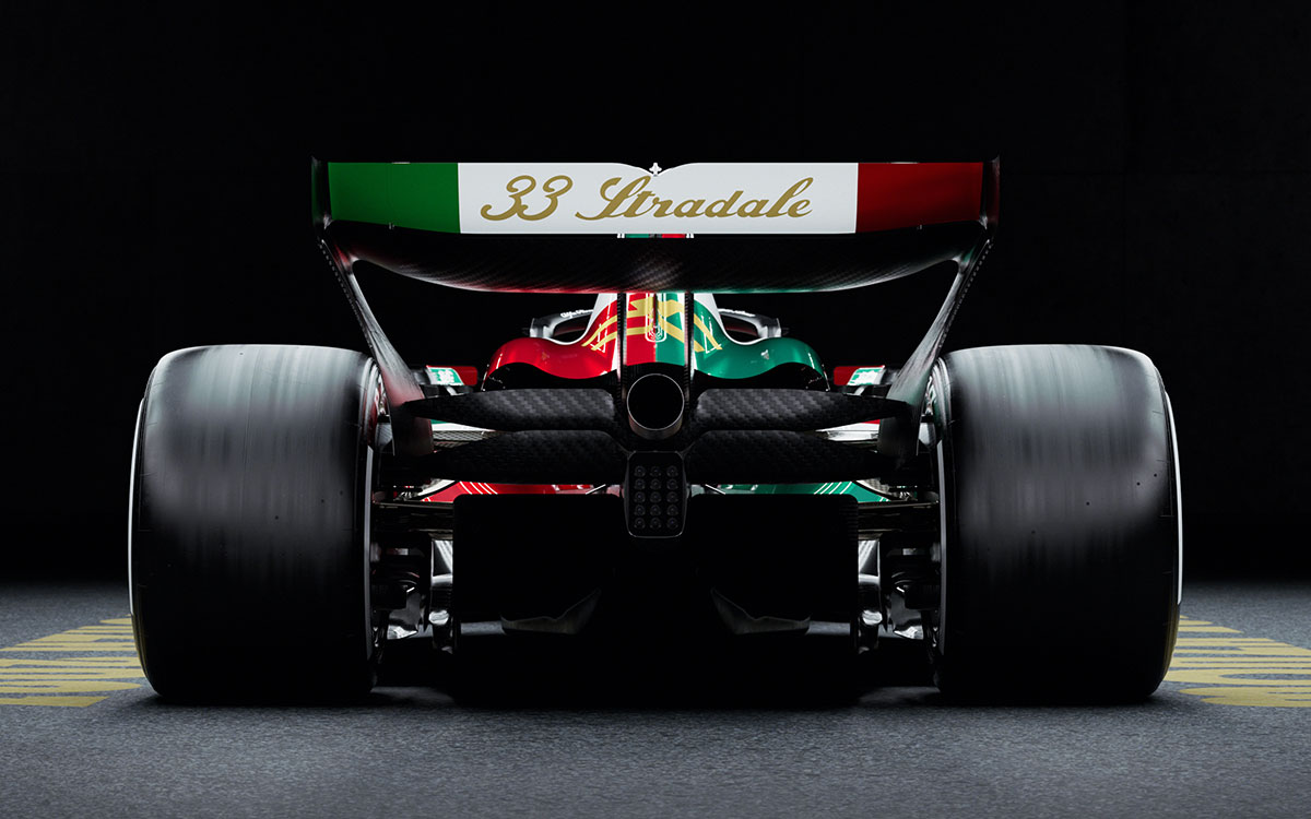 2023年F1イタリアGPでアルファロメオ「C43」に施される新型「33ストラダーレ」の発売を記念した限定スペシャルカラー (8)