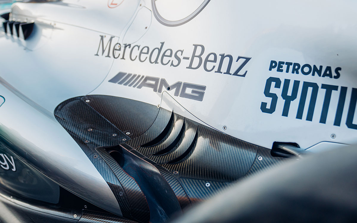 ルイス・ハミルトンが2013年にドライブしたメルセデスF1マシン「W04-04」 (4)