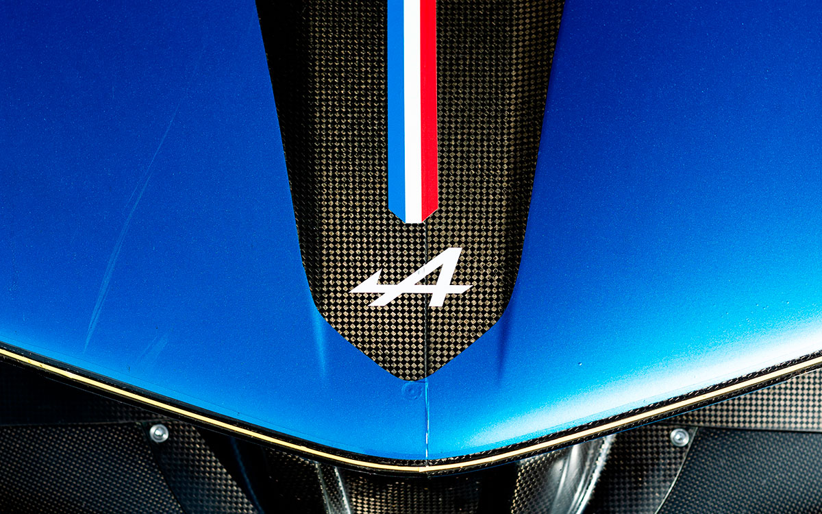 アルピーヌのFIA世界耐久選手権（WEC）投入車両「A424」に掲げられたロゴ