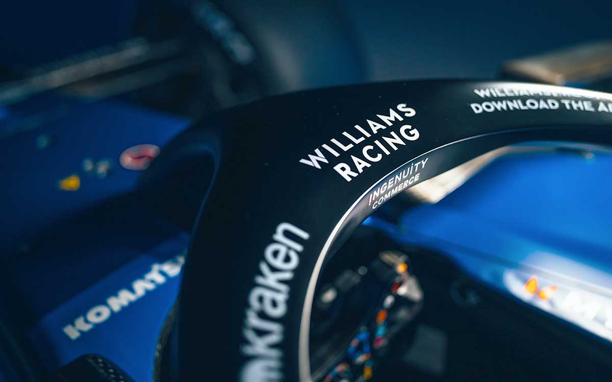 ウィリアムズ・レーシングの2024年型F1マシン「FW46」のヘイロー