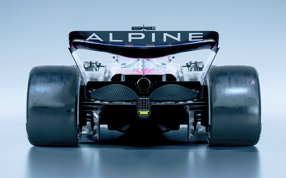 アルピーヌの2024年型F1マシン「A524」全景 (12)