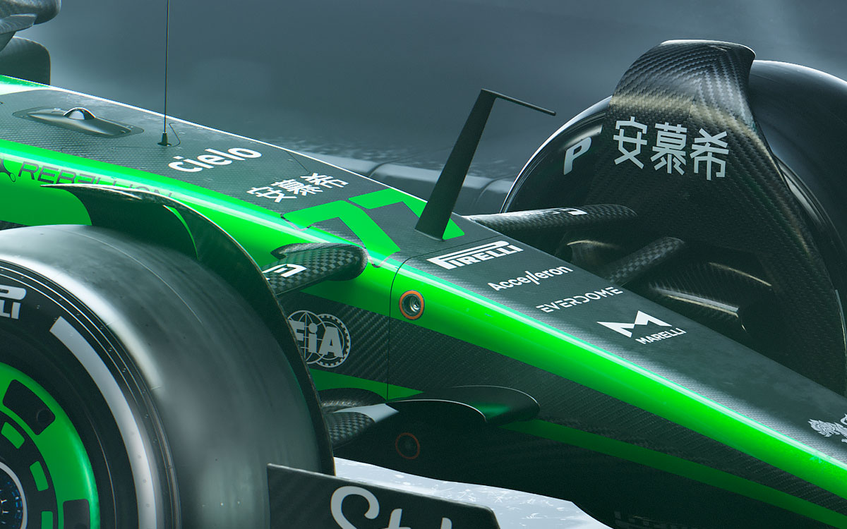 ザウバー（ステイクF1）の2024年型F1マシン「C44」のレンダリングイメージ細部 (11)