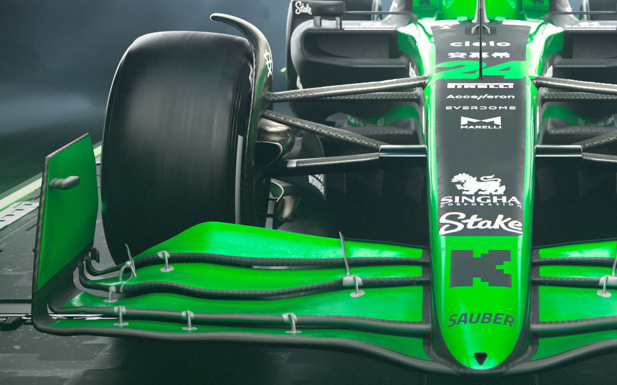 ザウバー（ステイクF1）の2024年型F1マシン「C44」のレンダリングイメージ細部 (24)