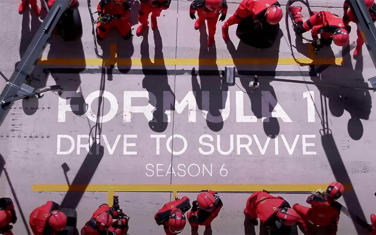人気F1ドキュメンタリー「Drive to Survive」最新シーズン6の予告映像の一コマ