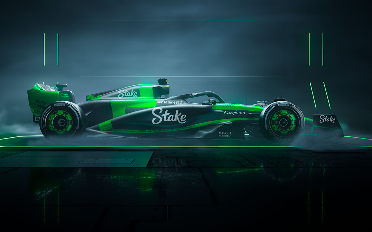 ザウバー（ステイクF1）の2024年型F1マシン「C44」のレンダリングイメージ (2)