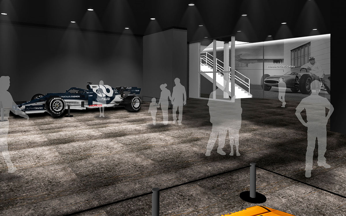2024年4月5日に開館を予定する鈴鹿サーキットの「Honda RACING Gallery」の企画展示エリアのレンダリングイメージ (2)
