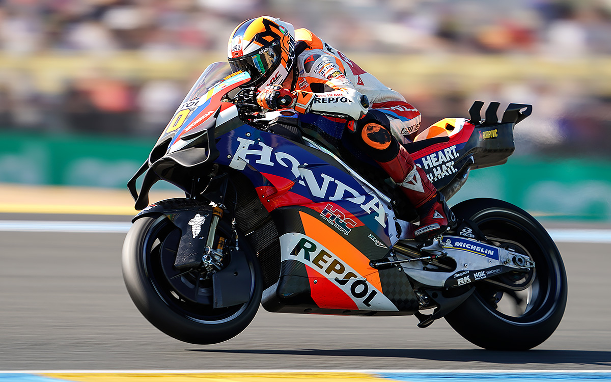 レプソルのルカ・マリーニ、2024年5月11日ロードレース世界選手権（MotoGP）第5戦フランスGP