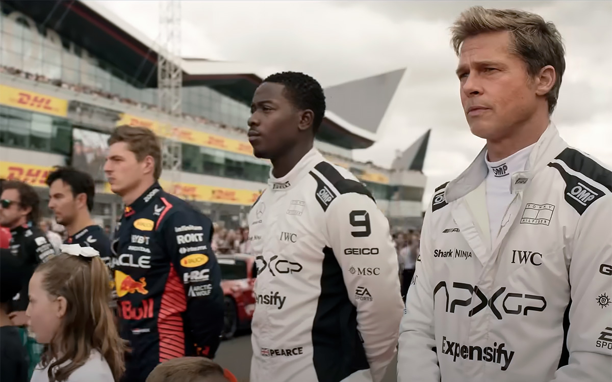 ブラッド・ピット主演の映画「F1」の一コマ